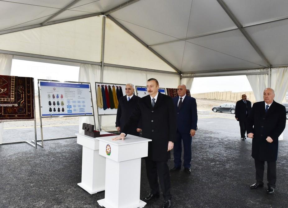 Prezident İlham Əliyev Sumqayıt Kimya Sənaye Parkında olub (FOTO) (YENİLƏNİB 2)