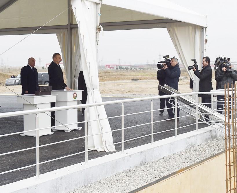 Ilham Aliyev visits Sumgait Chemical Industrial Park (PHOTO)