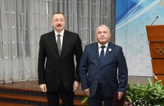Президент Ильхам Алиев и Первая леди Мехрибан Алиева приняли участие в мероприятии, посвященном спортивным итогам 2017 года (ФОТО)