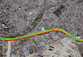 В Баку ограничивается движение транспорта на одном из проспектов