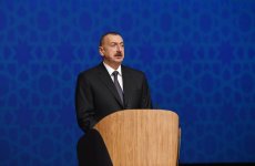 President Aliyev attends int’l conference dedicated to Year of Islamic Solidarity (PHOTO)