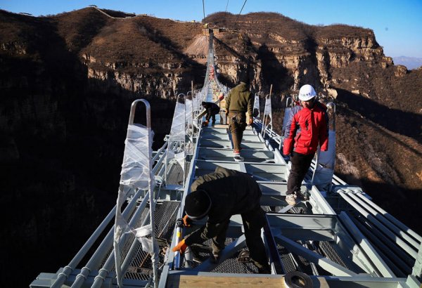 Iran to open suspension glass bridge in Ardabil Province