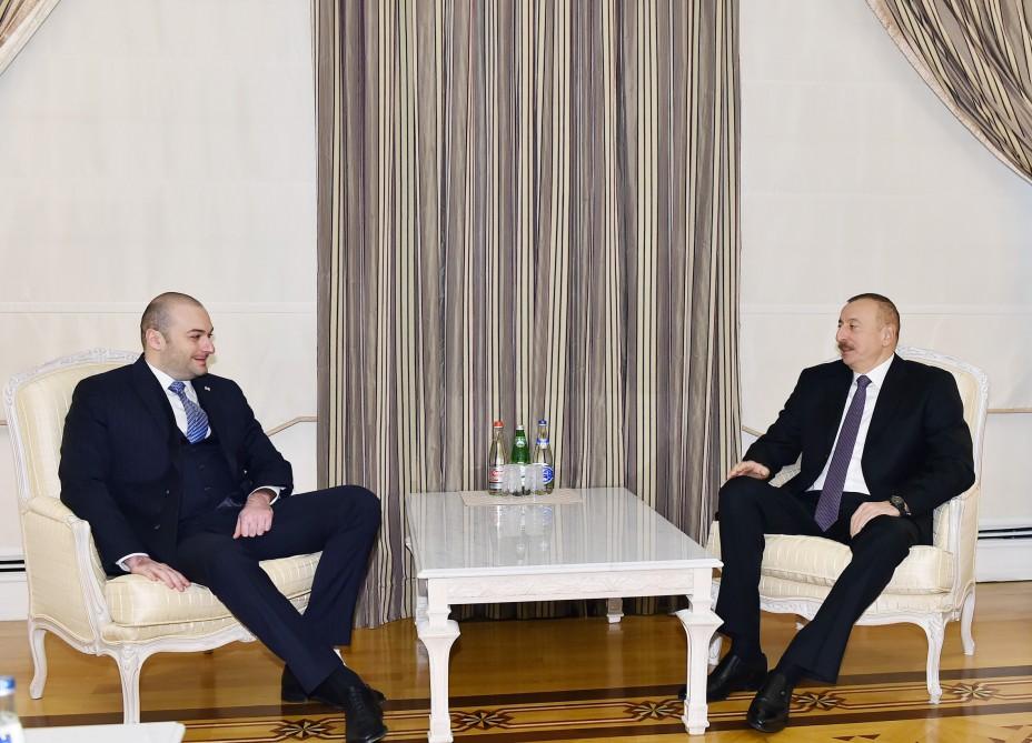 Президент Ильхам Алиев принял министра финансов Грузии (ФОТО)