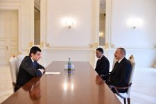Президент Ильхам Алиев принял министра внутренних дел Грузии (ФОТО)