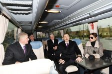 Президент Ильхам Алиев и его супруга ознакомились с работой, проделанной в «Баку Белый город» (ФОТО) (версия 2)
