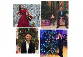 Новогоднее настроение азербайджанских звезд (ФОТО)