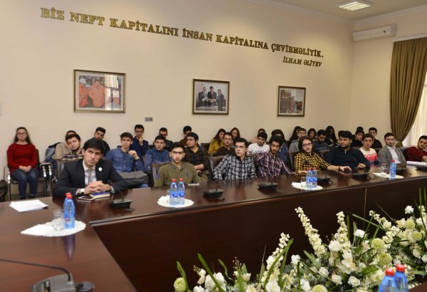 В Бакинской высшей школе нефти прошла презентация конкурса "CanSat Азербайджан 2018" (ФОТО)