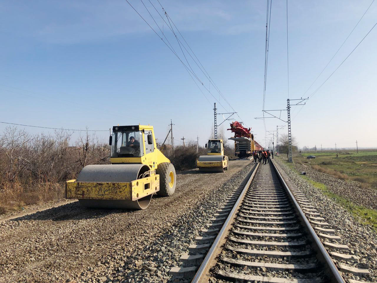 Overhaul of Baku-Boyuk Kasik railway section launched (PHOTO)