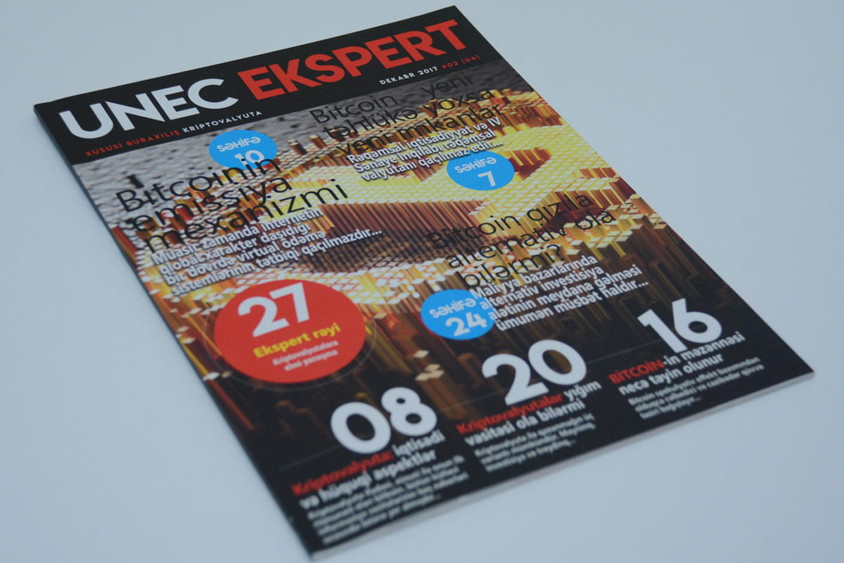 "UNEC Ekspert" jurnalının xüsusi buraxılışı: "Kriptovalyuta" (FOTO)
