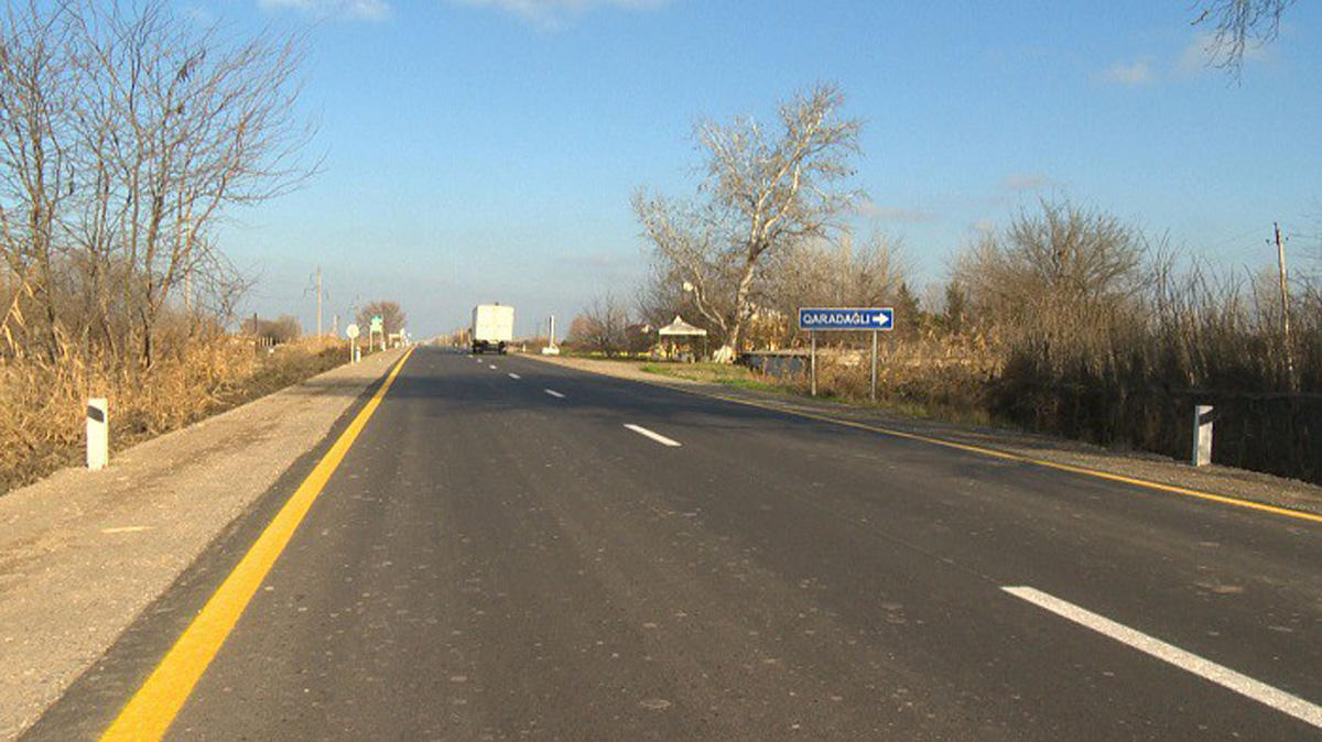 Завершилась реконструкция автодороги в село Джоджуг Марджанлы (ФОТО/ВИДЕО)