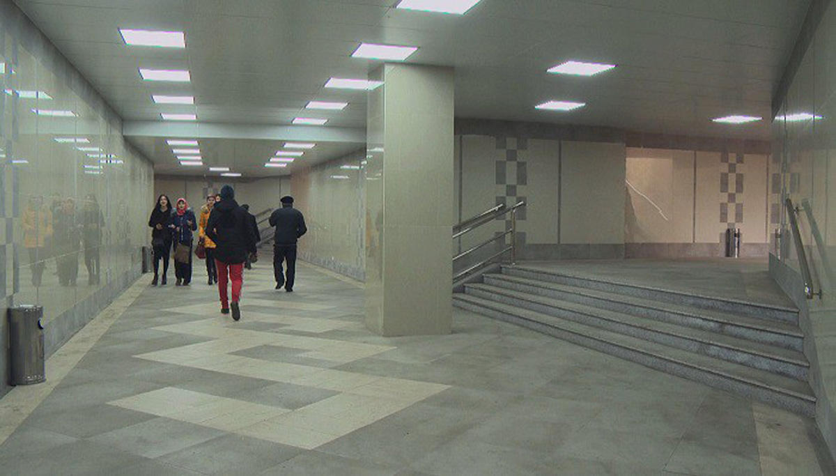 Zaqatalada yeni yeraltı piyada keçidi inşa edilib (FOTO/VİDEO)