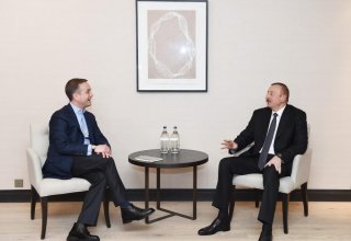 Президент Ильхам Алиев встретился с членом правления компании Mastercard