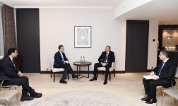Президент Ильхам Алиев встретился с членом правления компании Mastercard