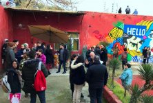 Стены бакинской галереи стали холстом для художников Швейцарии и Великобритании (ФОТО)
