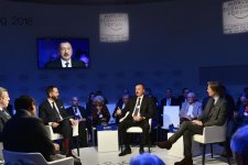 Президент Ильхам Алиев принял участие в интерактивном заседании на тему «Стратегический взгляд: Евразия» в рамках ВЭФ (ФОТО) (версия 2)
