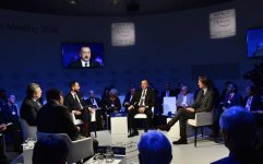 Президент Ильхам Алиев принял участие в интерактивном заседании на тему «Стратегический взгляд: Евразия» в рамках ВЭФ (ФОТО) (версия 2)