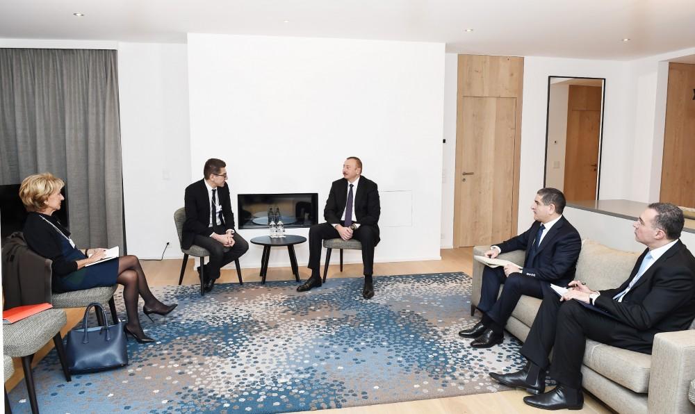 Президент Ильхам Алиев встретился с главой компании Freres Lazzard (ФОТО)