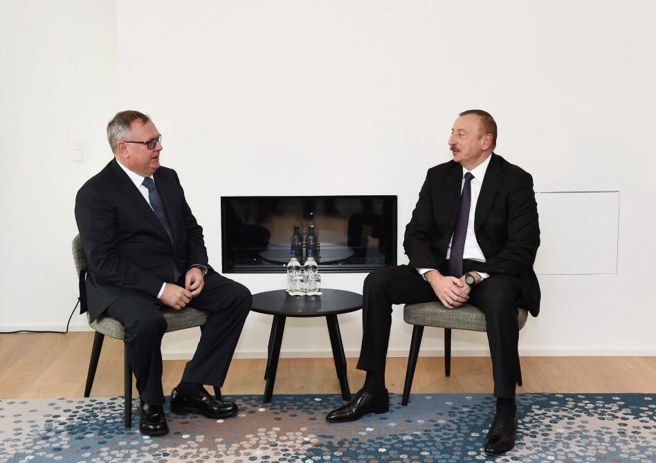 Prezident İlham Əliyev VTB Bankın prezidenti-sədri ilə görüşüb (YENİLƏNİB)