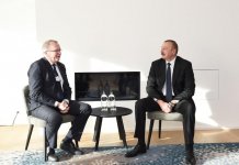 Президент Ильхам Алиев встретился в Давосе с генеральным исполнительным директором  Statoil (ФОТО)