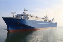 Azerbaijan Caspian Shipping CJSC repairs big ferry (PHOTO)
