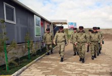 Azerbaijani defense minister reviews frontline (PHOTO)