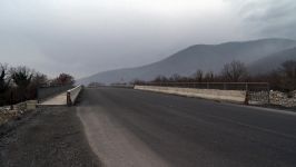 Qax-Zaqatala yolunun yenidən qurulması yekunlaşır (FOTO/VİDEO)