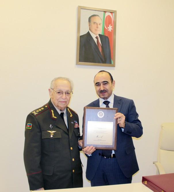 Veteranlar Təşkilatının sədrinə “Azərbaycan Respublikası Prezidentinin fəxri diplomu” təqdim olunub (FOTO)