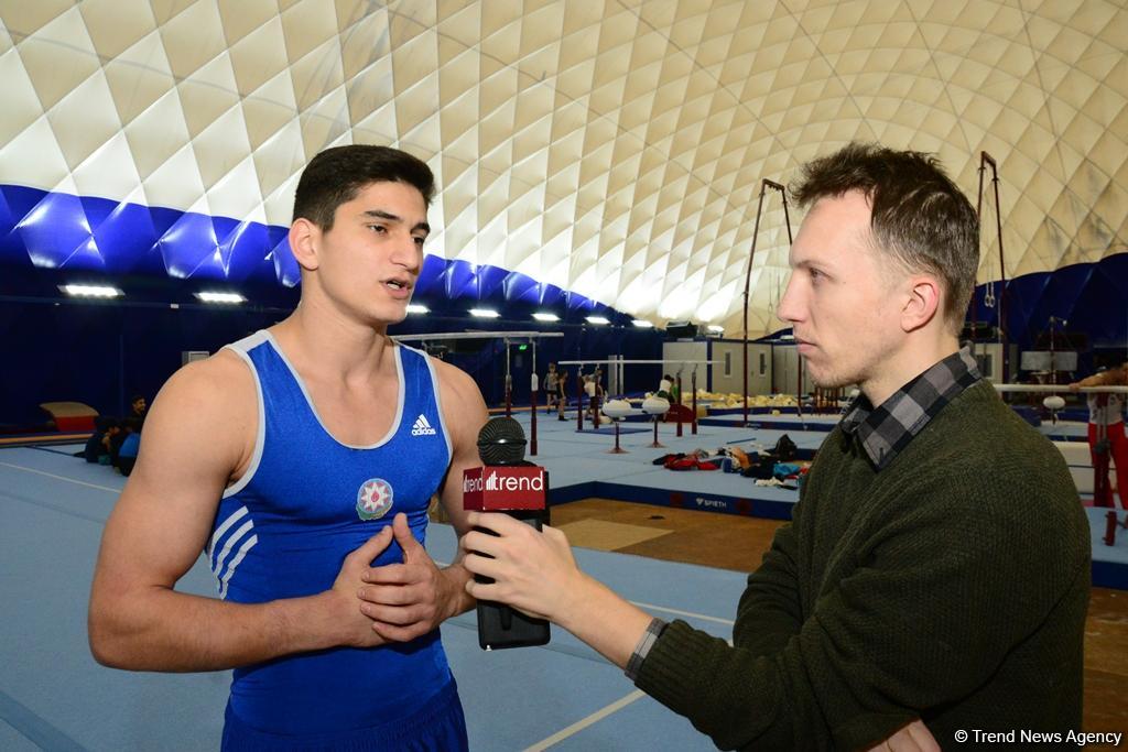 Azerbaijani gymnast sets highest goals for upcoming FIG event (PHOTO)