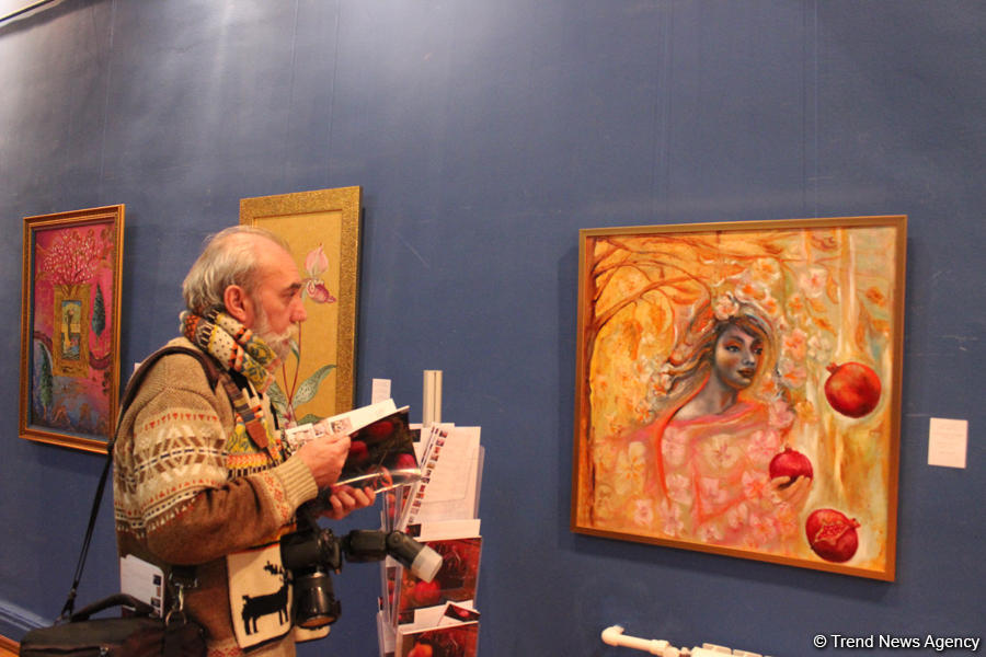 Алсу в Баку выступила на открытии выставки Фирангиз Гусейновой "Сокровища сердца" (ВИДЕО, ФОТО)