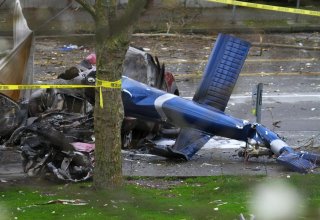 Один человек погиб при крушении вертолета в США