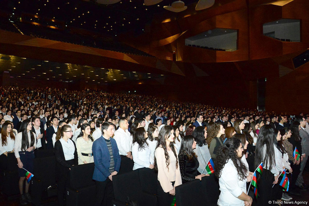 Azərbaycan gəncləri və idmançılarının namizədinin dəstəklənməsinə həsr olunmuş respublika toplantısı keçirilib (FOTO)