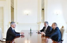 Prezident İlham Əliyev Formula-1 qrupunun baş icraçı direktorunu qəbul edib (YENİLƏNİB) (FOTO)