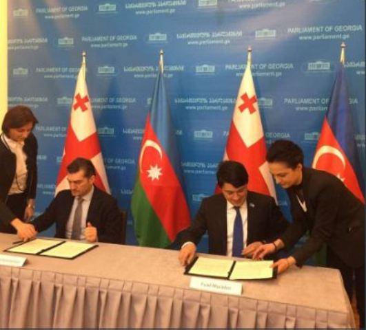 Azərbaycan və Gürcüstan parlamentinin komitələri arasında əməkdaşlıq memorandumu imzalanıb