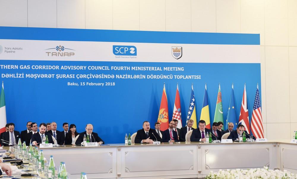 President Ilham Aliyev attends ministerial meeting as part of SGC Advisory Council (PHOTO)