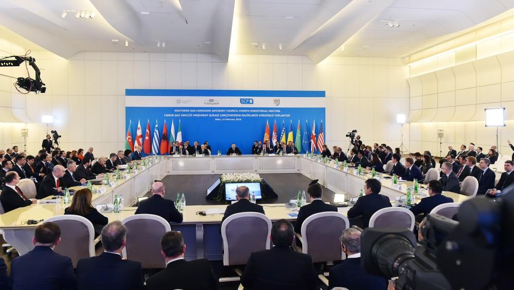 President Ilham Aliyev attends ministerial meeting as part of SGC Advisory Council (PHOTO)