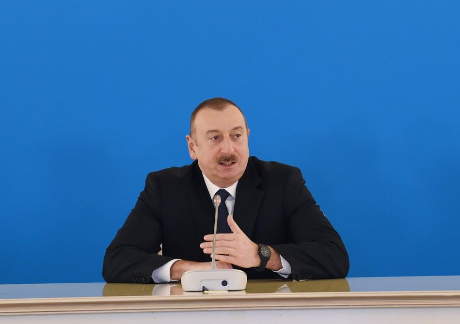 Президент Ильхам Алиев: "Южный газовый коридор" показывает, каким должно быть сотрудничество