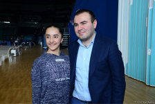 Young Azerbaijani gymnasts meet with Azerbaijani chess Grandmaster (PHOTO)
