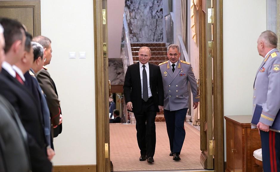 Deputy Defense Minister of Azerbaijan meets with Vladimir Putin