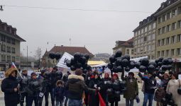 Xocalı soyqırımının 26-cı ildönümü ilə əlaqədar İsveçrədə aksiya təşkil olunub (FOTO)