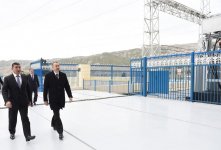 Президент Ильхам Алиев принял участие в церемонии ввода в эксплуатацию Мингячевирской ГЭС после капитальной реконструкции (ФОТО)