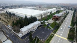 Президент Ильхам Алиев и его супруга приняли участие в открытии двух предприятий по производству пряжи в Мингячевире (ФОТО)