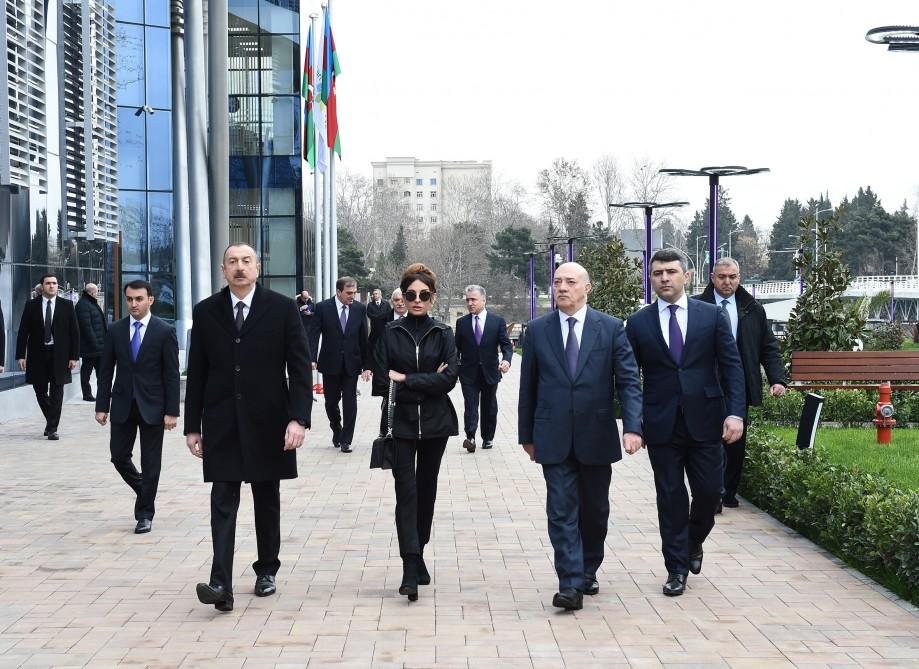 Azerbaijan’s president, first lady attend opening of ASAN Hayat in Mingachevir (PHOTO)