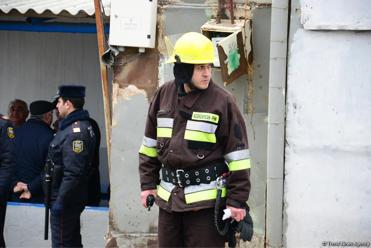 Пожар в Республиканском наркологическом центре в Баку потушен (Обновлено) (ФОТО)