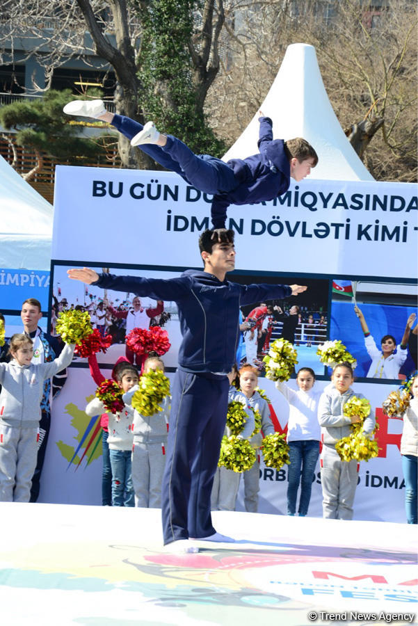 Bədən Tərbiyəsi və İdman Günü münasibətilə veloyürüş keçirilib (FOTO)