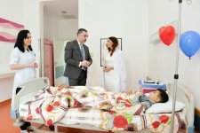 First VP Mehriban Aliyeva visits Thalassemia Center (PHOTO)