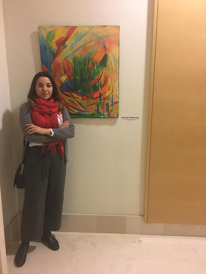 Азербайджанские художники представили свои картины в Милане (ФОТО)