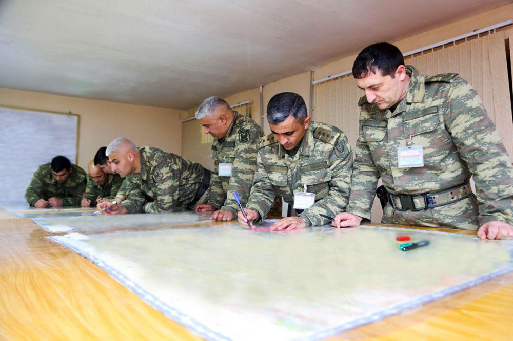 Azərbaycan Ordusunun genişmiqyaslı təlimləri davam edir (FOTO/VİDEO)