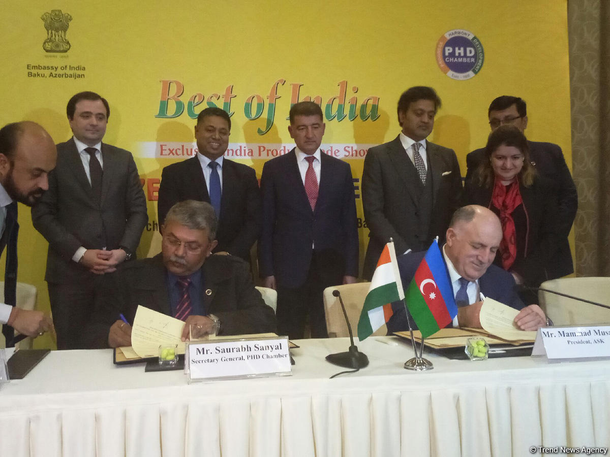Азербайджан и Индия укрепляют экономическое сотрудничество (ФОТО)