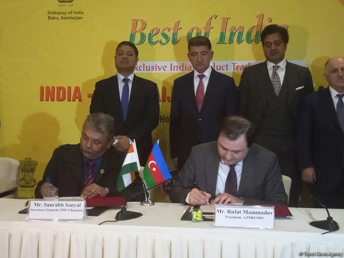 Azerbaijan, India strengthen economic co-op (PHOTO)