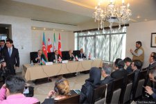 Azerbaijan, Turkey, Iran, Georgia FMs sign joint declaration in Baku (PHOTO)